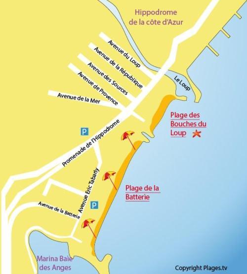 4 Pers , 100M De La Plage Marina Baie Des Anges French Riviera Villeneuve-Loubet Luaran gambar